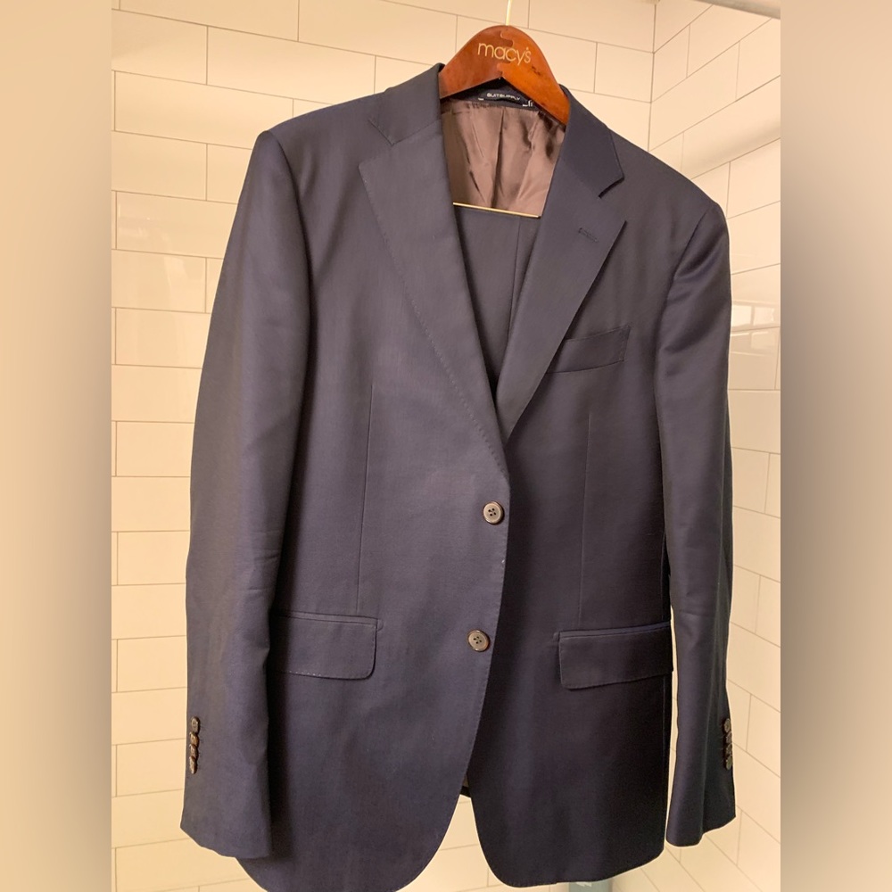 SuitSupply Napoli Navy suit size 38
